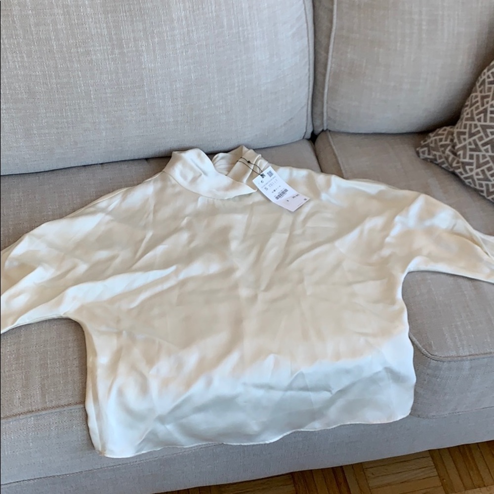 Brand new Zara silk top